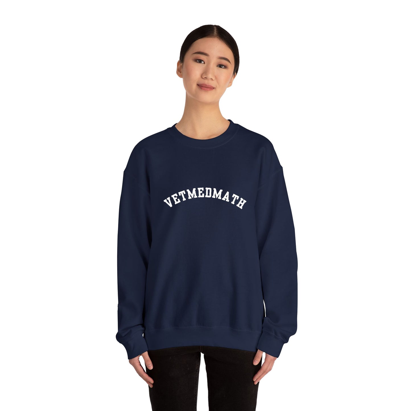 VetMedMath Collegiate Embroidered Unisex Heavy Blend™ Crewneck Sweatshirt