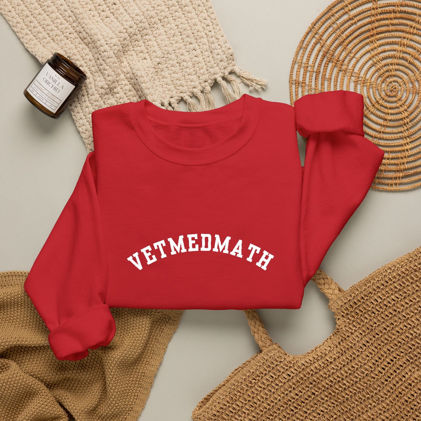 VetMedMath Collegiate Embroidered Unisex Heavy Blend™ Crewneck Sweatshirt