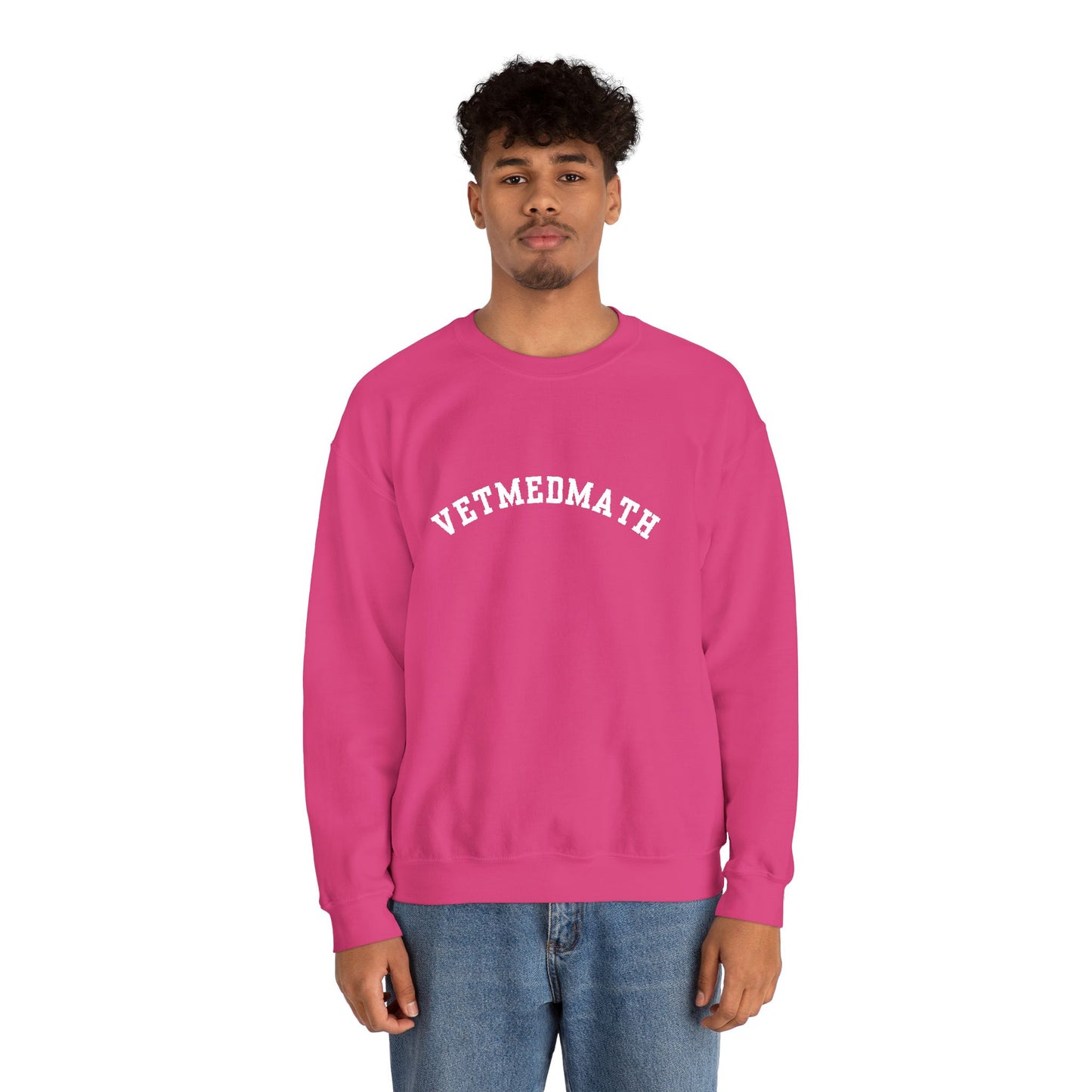 VetMedMath Collegiate Embroidered Unisex Heavy Blend™ Crewneck Sweatshirt