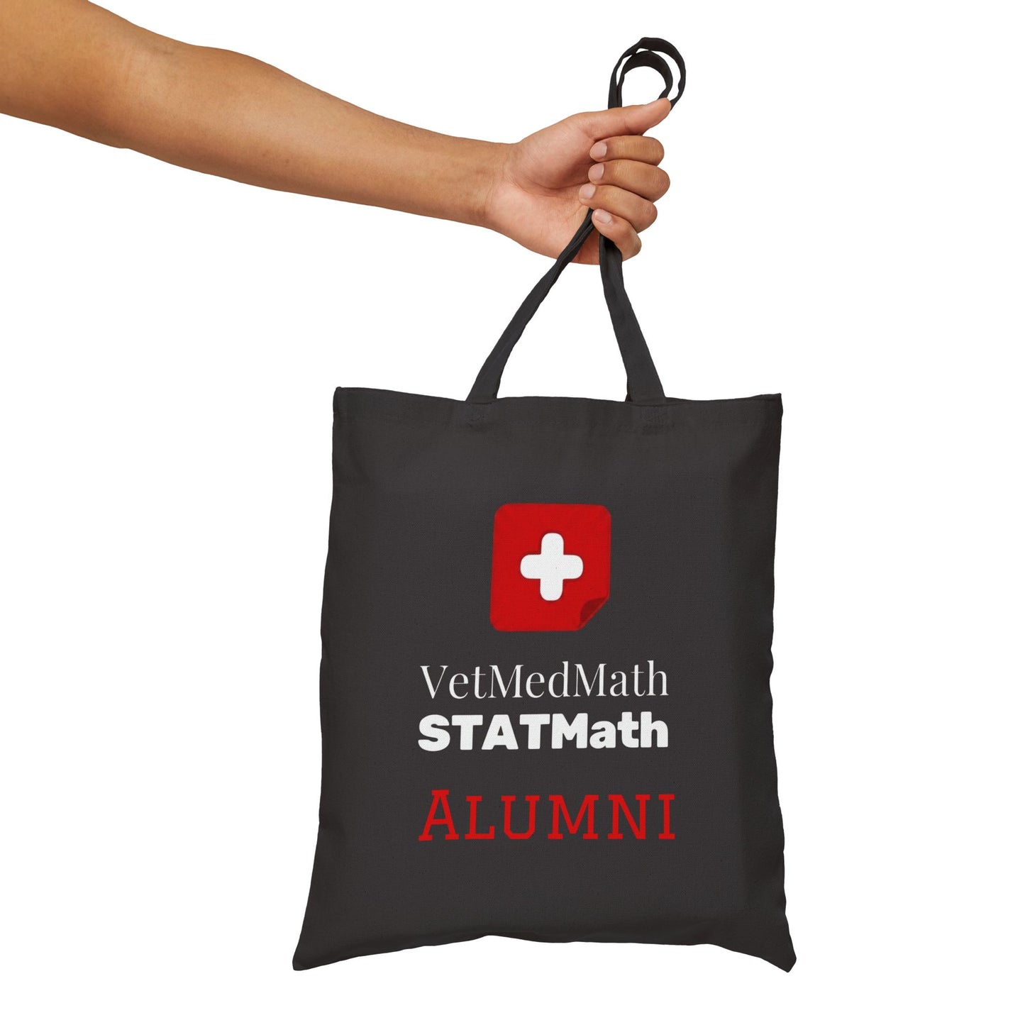 VetMedMath Alumni 100% Cotton Canvas Tote Bag for Vet Students, Vet Tech Students, and Credentialed Veterinary Technicians