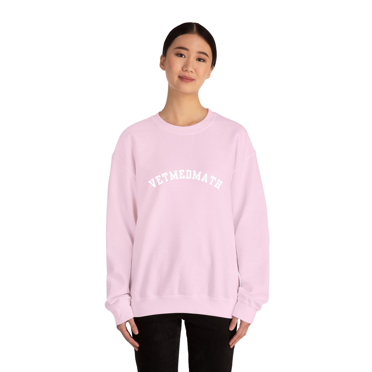 VetMedMath Collegiate Embroidered Unisex Heavy Blend™ Crewneck Sweatshirt