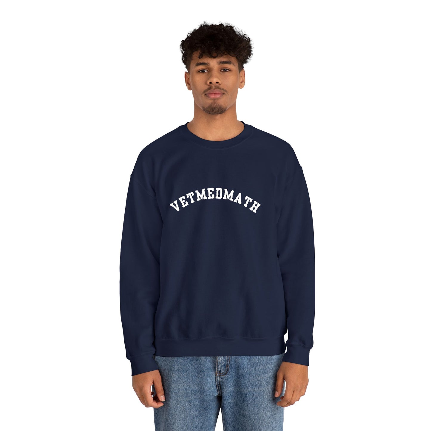 VetMedMath Collegiate Embroidered Unisex Heavy Blend™ Crewneck Sweatshirt