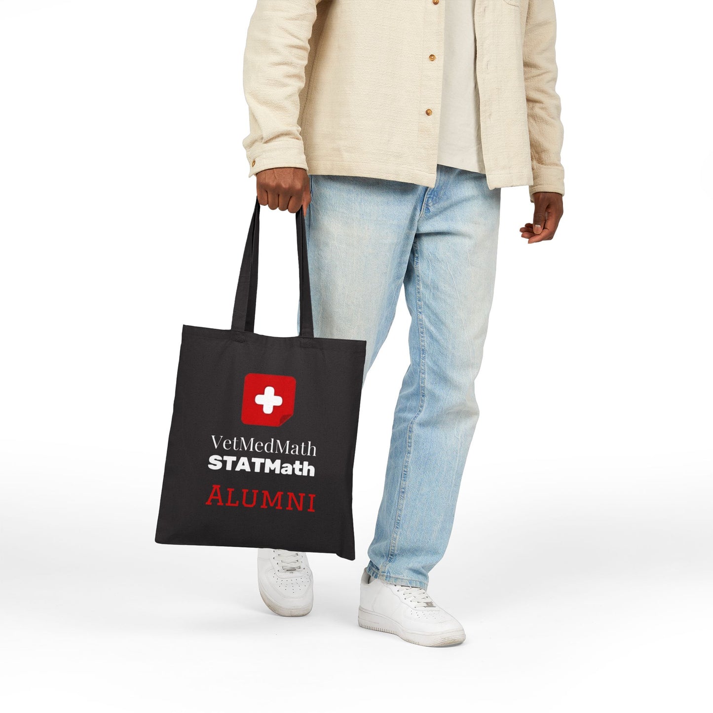 VetMedMath Alumni 100% Cotton Canvas Tote Bag for Vet Students, Vet Tech Students, and Credentialed Veterinary Technicians