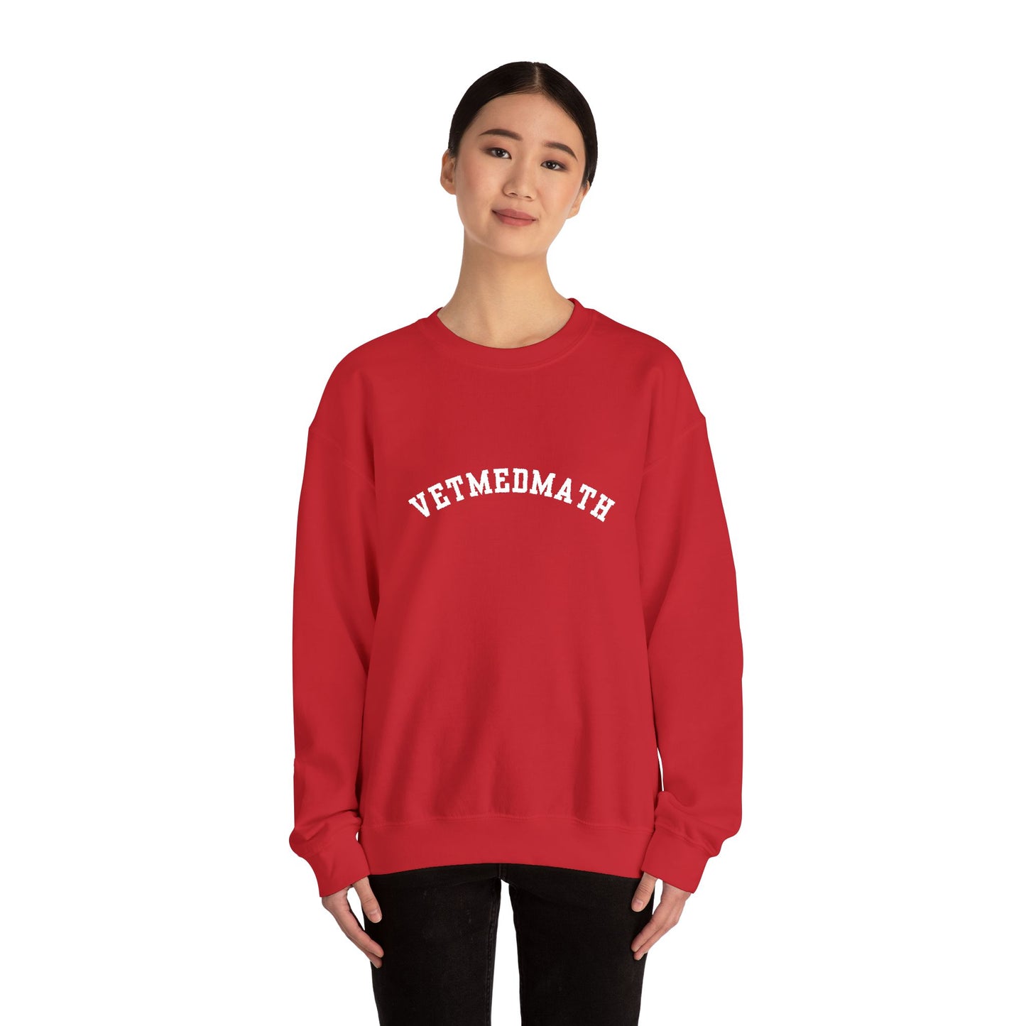 VetMedMath Collegiate Embroidered Unisex Heavy Blend™ Crewneck Sweatshirt