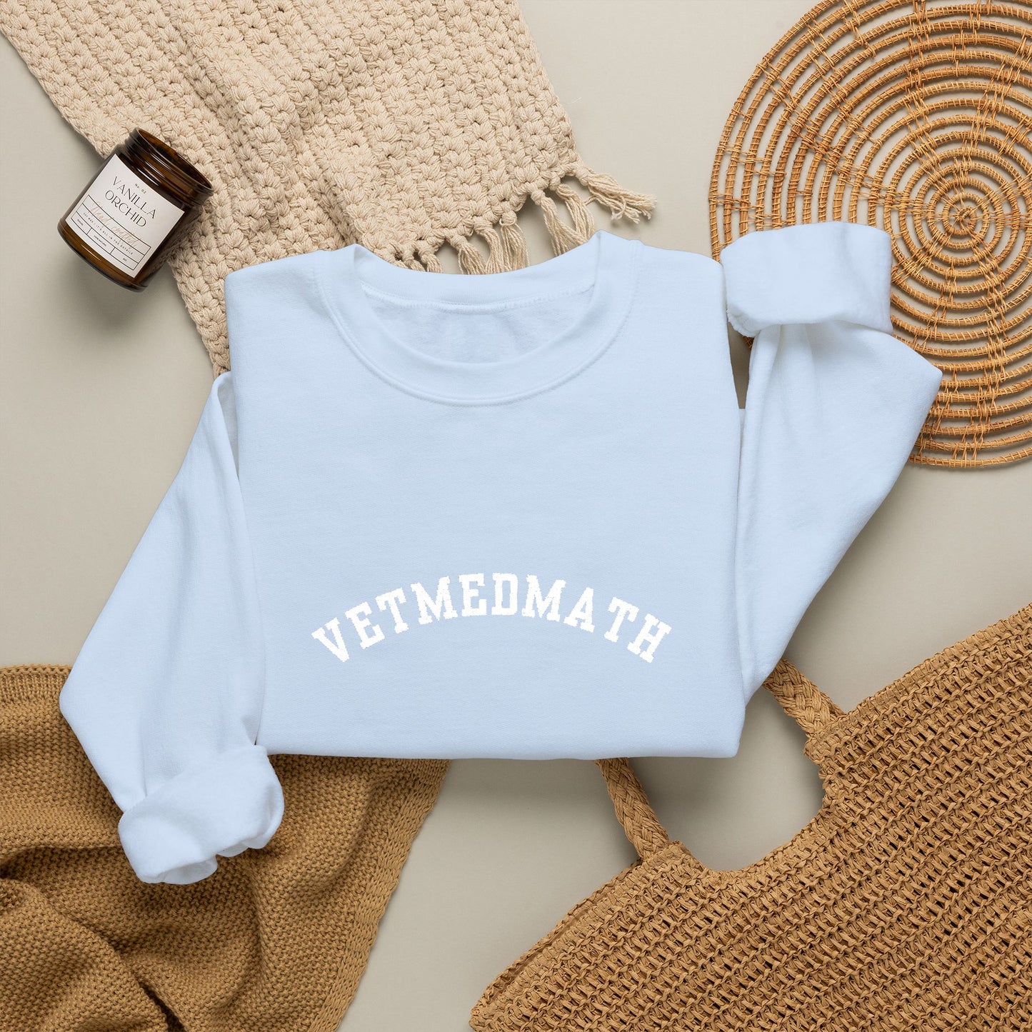 VetMedMath Collegiate Embroidered Unisex Heavy Blend™ Crewneck Sweatshirt