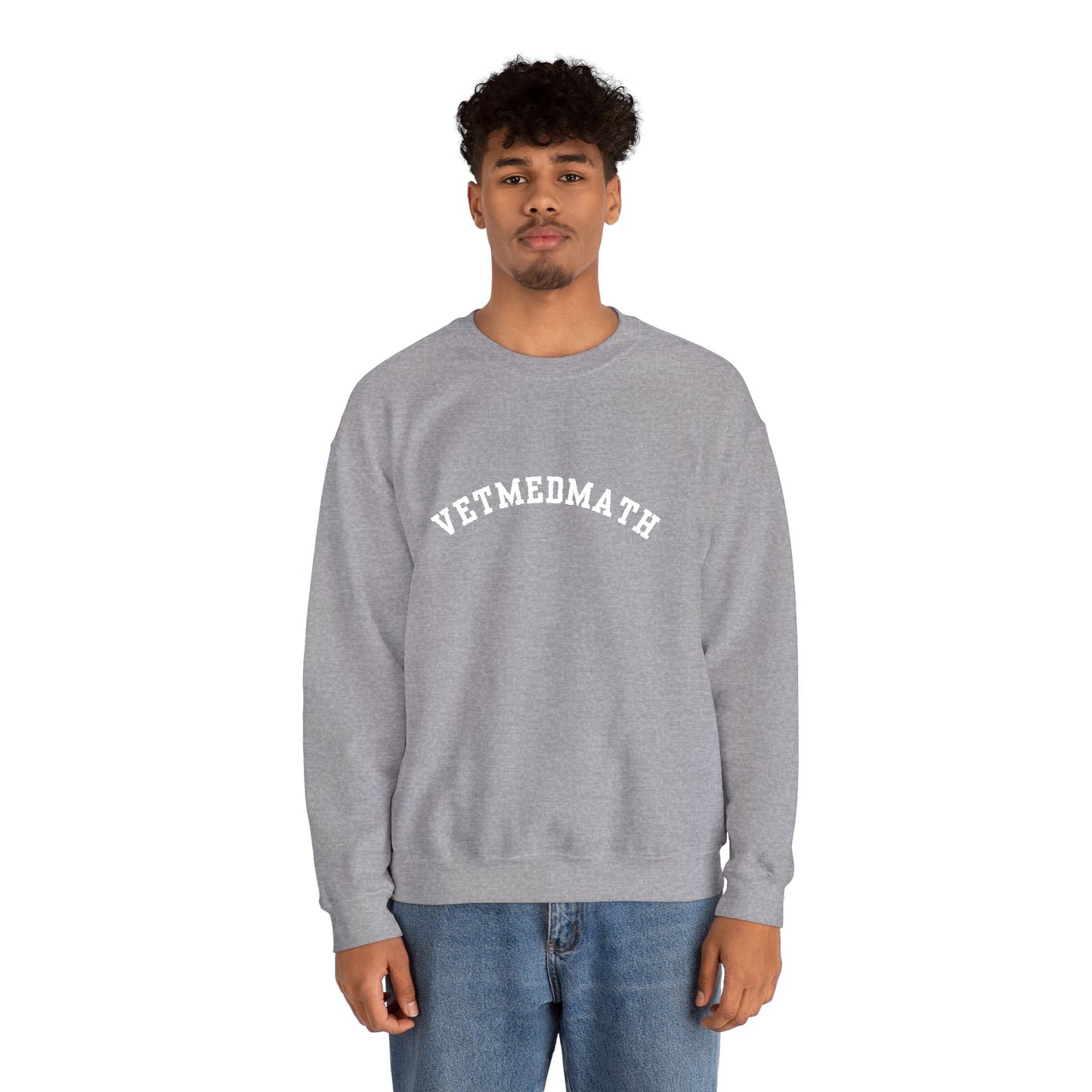 VetMedMath Collegiate Embroidered Unisex Heavy Blend™ Crewneck Sweatshirt