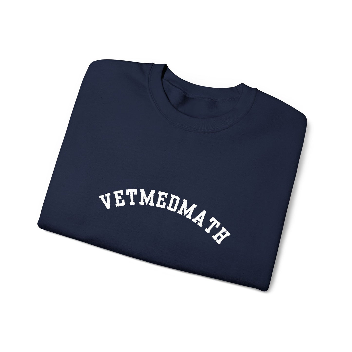VetMedMath Collegiate Embroidered Unisex Heavy Blend™ Crewneck Sweatshirt