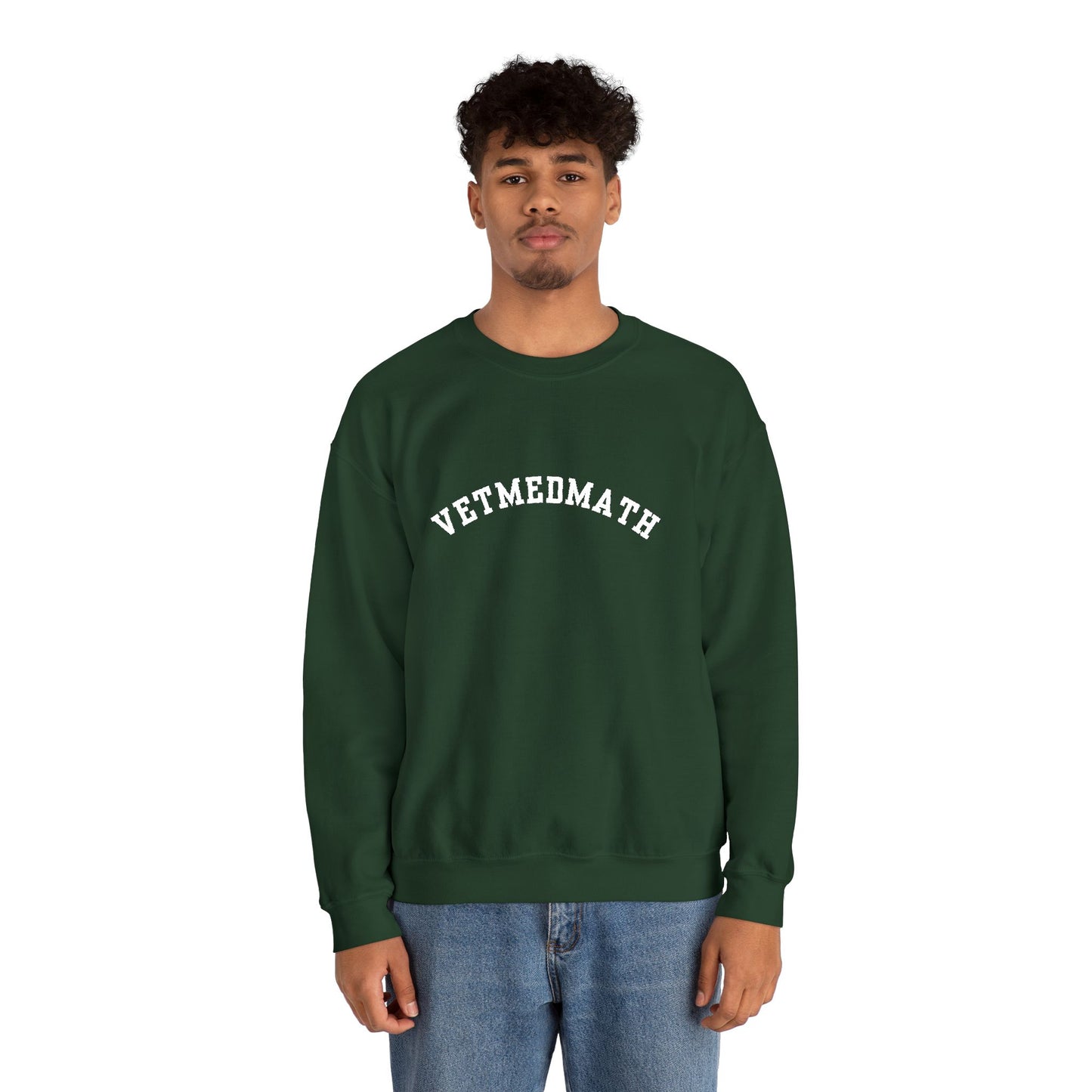 VetMedMath Collegiate Embroidered Unisex Heavy Blend™ Crewneck Sweatshirt