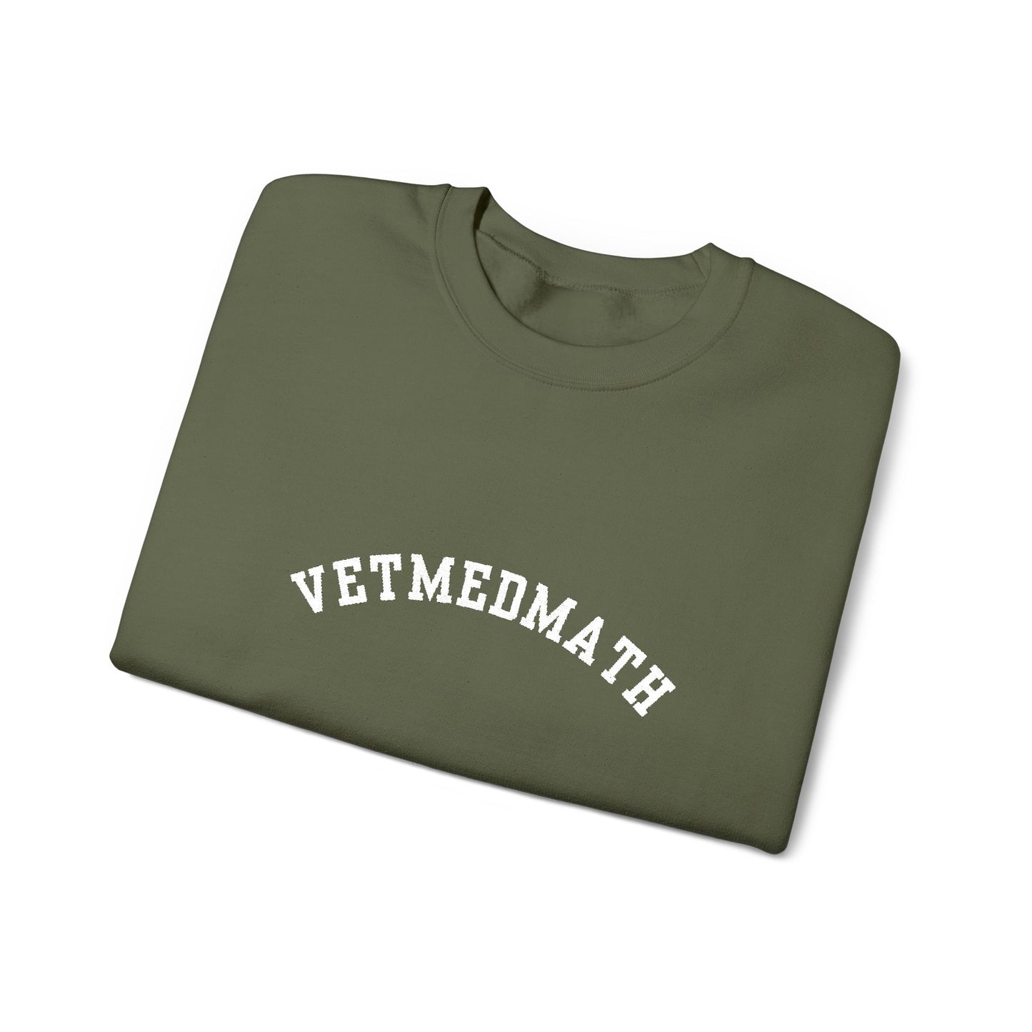 VetMedMath Collegiate Embroidered Unisex Heavy Blend™ Crewneck Sweatshirt