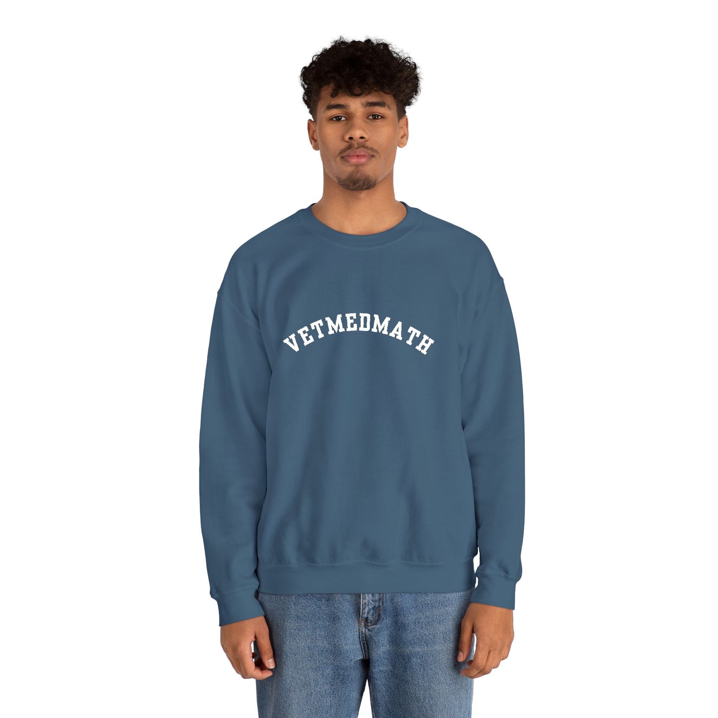 VetMedMath Collegiate Embroidered Unisex Heavy Blend™ Crewneck Sweatshirt