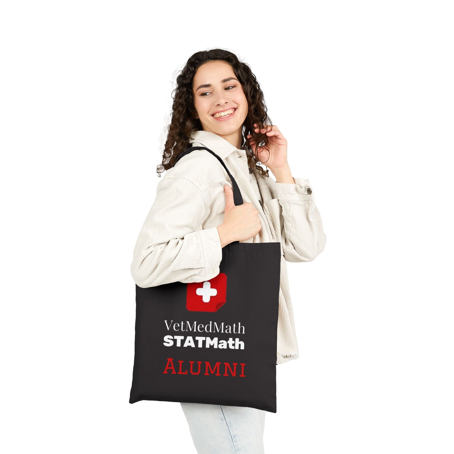 VetMedMath Alumni 100% Cotton Canvas Tote Bag for Vet Students, Vet Tech Students, and Credentialed Veterinary Technicians