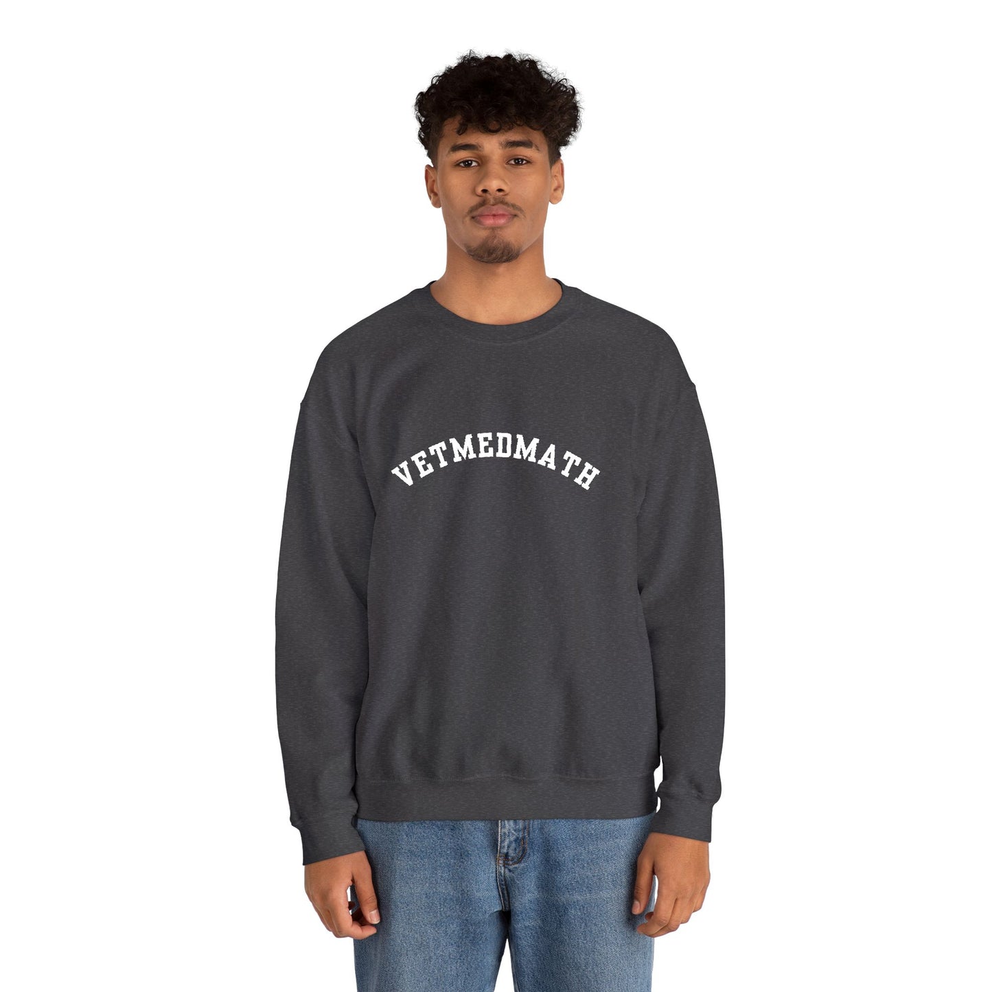 VetMedMath Collegiate Embroidered Unisex Heavy Blend™ Crewneck Sweatshirt