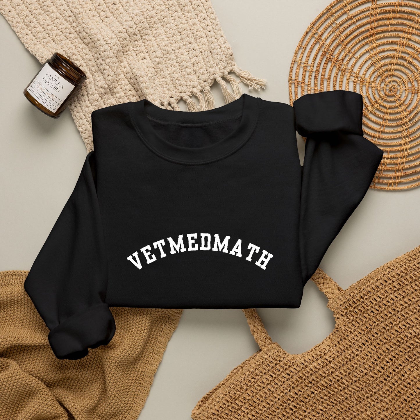 VetMedMath Collegiate Embroidered Unisex Heavy Blend™ Crewneck Sweatshirt