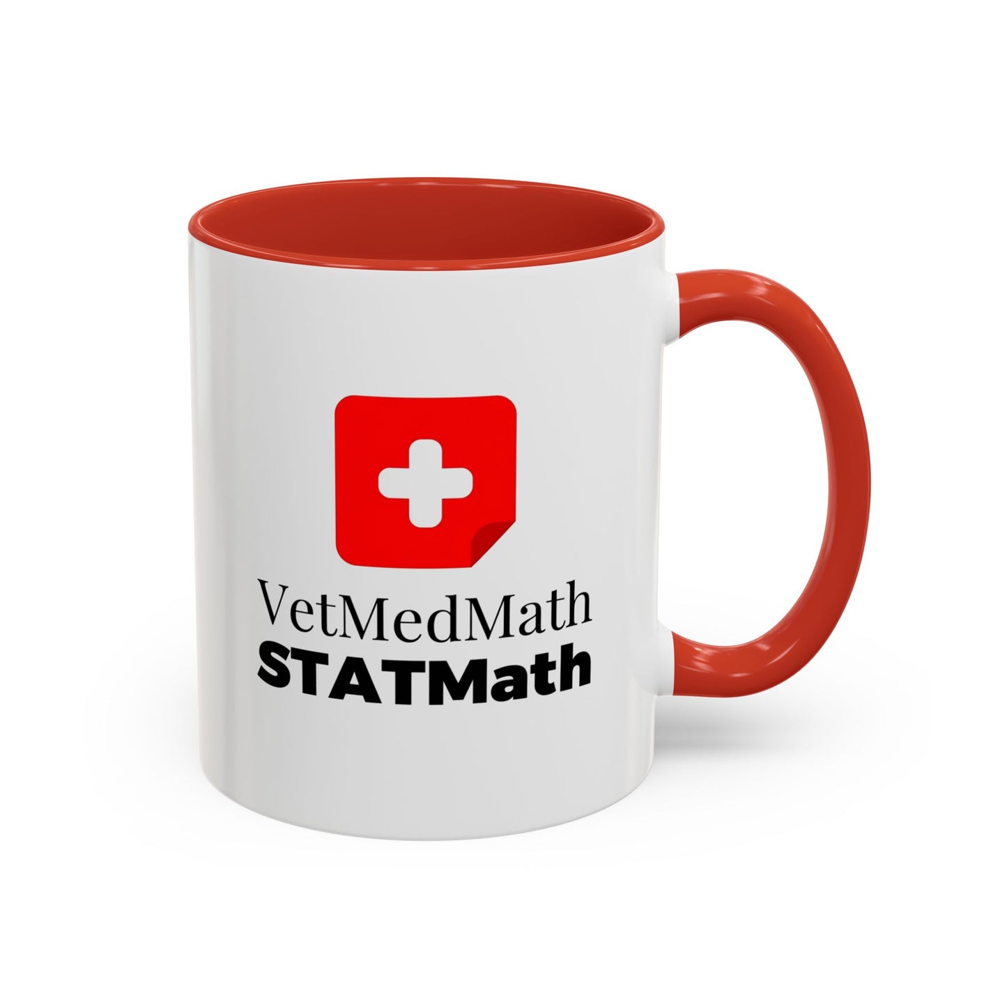 VetMedMath | STATMath Student Coffee Mug — Red Accent 11oz or 15oz