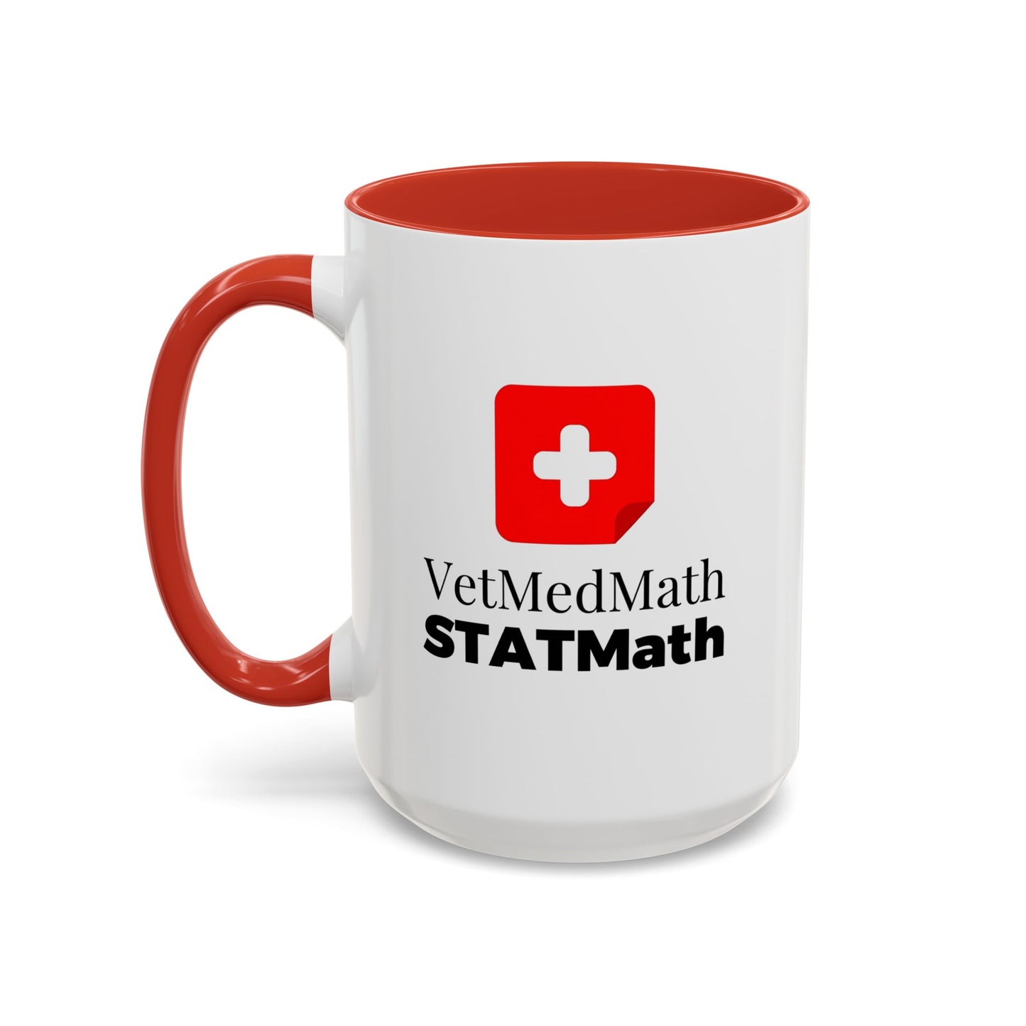 VetMedMath | STATMath Student Coffee Mug — Red Accent 11oz or 15oz