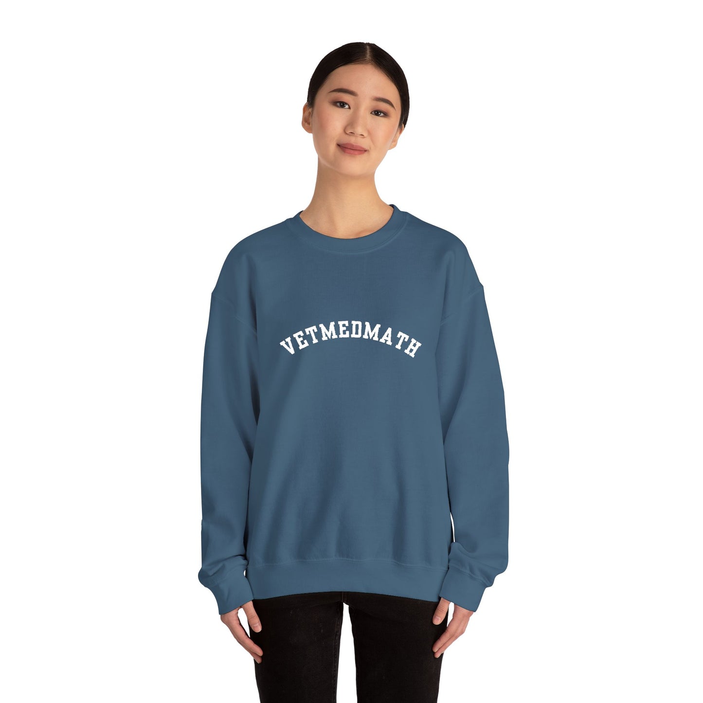 VetMedMath Collegiate Embroidered Unisex Heavy Blend™ Crewneck Sweatshirt