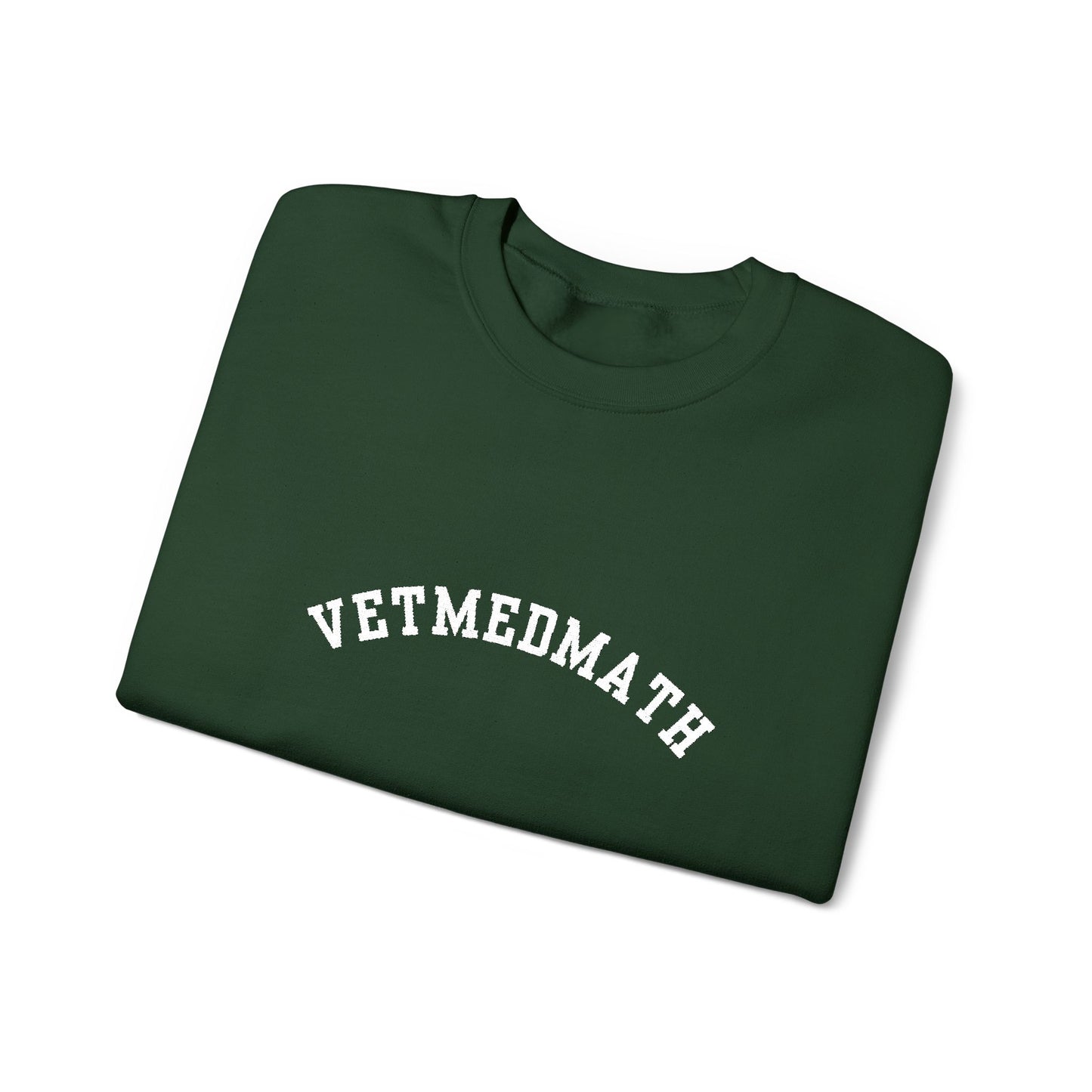 VetMedMath Collegiate Embroidered Unisex Heavy Blend™ Crewneck Sweatshirt
