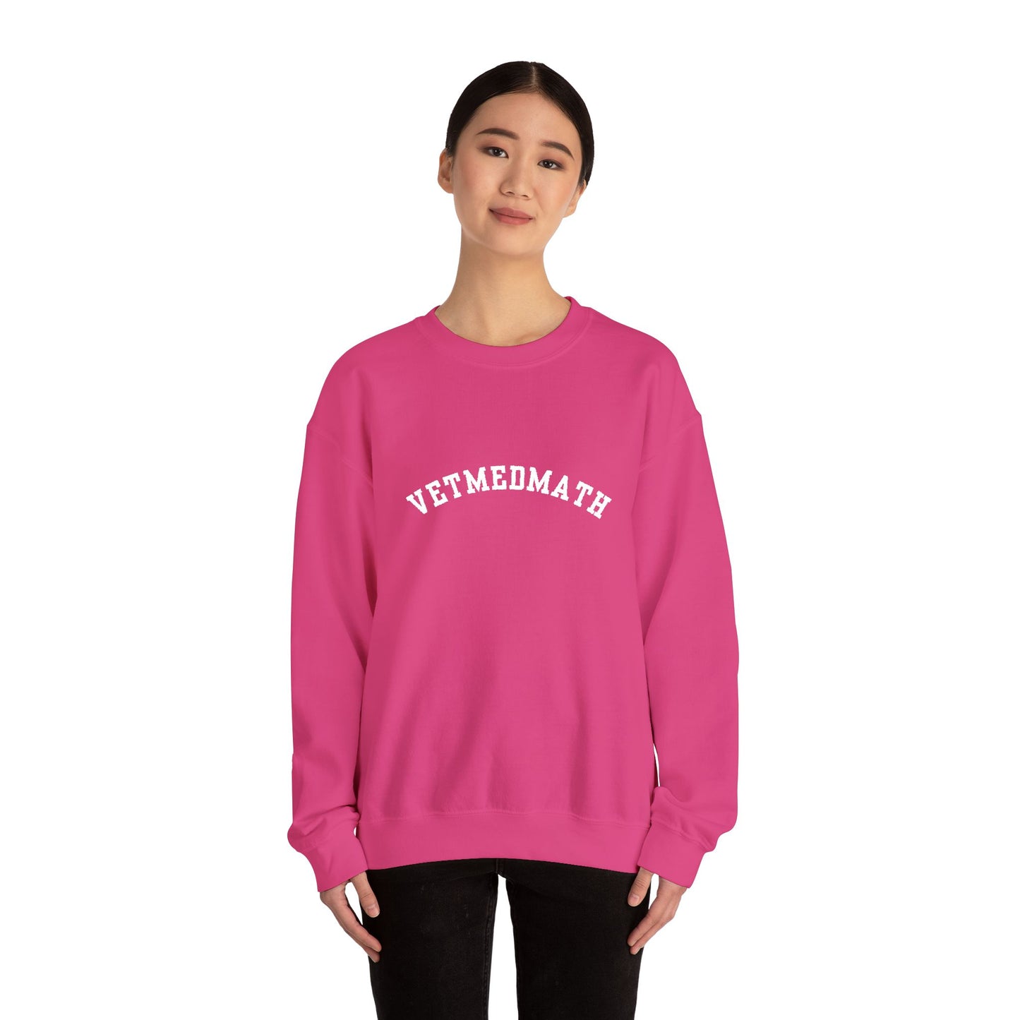 VetMedMath Collegiate Embroidered Unisex Heavy Blend™ Crewneck Sweatshirt