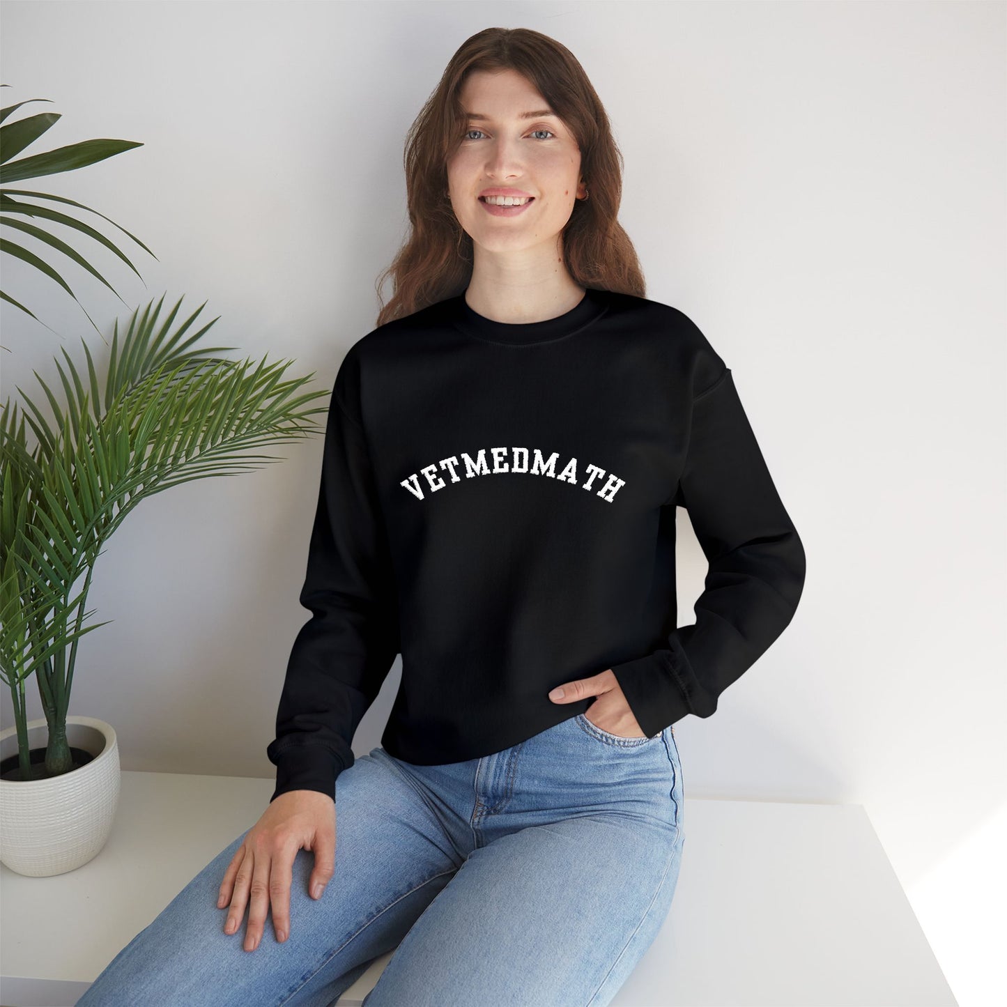 VetMedMath Collegiate Embroidered Unisex Heavy Blend™ Crewneck Sweatshirt