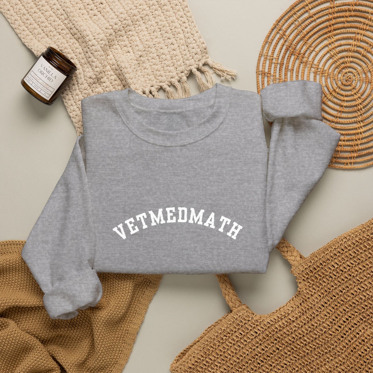 VetMedMath Collegiate Embroidered Unisex Heavy Blend™ Crewneck Sweatshirt