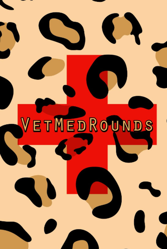 VetMedRounds Rounding Book: Leopard Print (VetMedRounds Rounding Books)