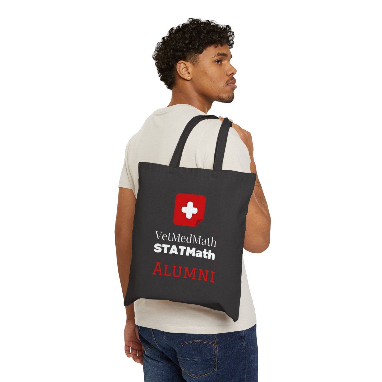 VetMedMath Alumni 100% Cotton Canvas Tote Bag for Vet Students, Vet Tech Students, and Credentialed Veterinary Technicians