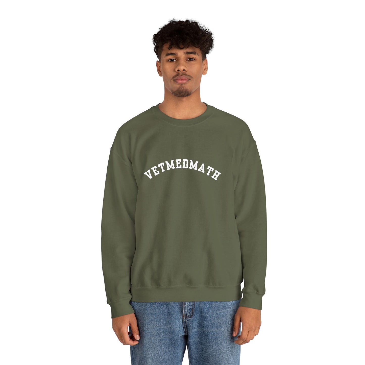 VetMedMath Collegiate Embroidered Unisex Heavy Blend™ Crewneck Sweatshirt