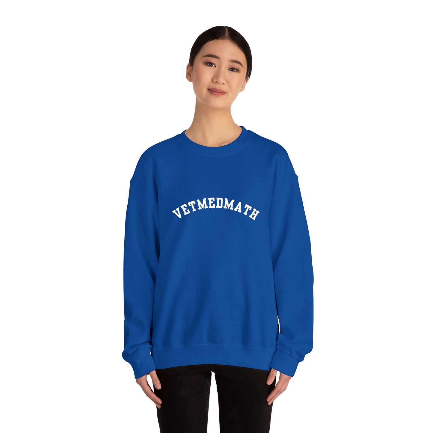 VetMedMath Collegiate Embroidered Unisex Heavy Blend™ Crewneck Sweatshirt
