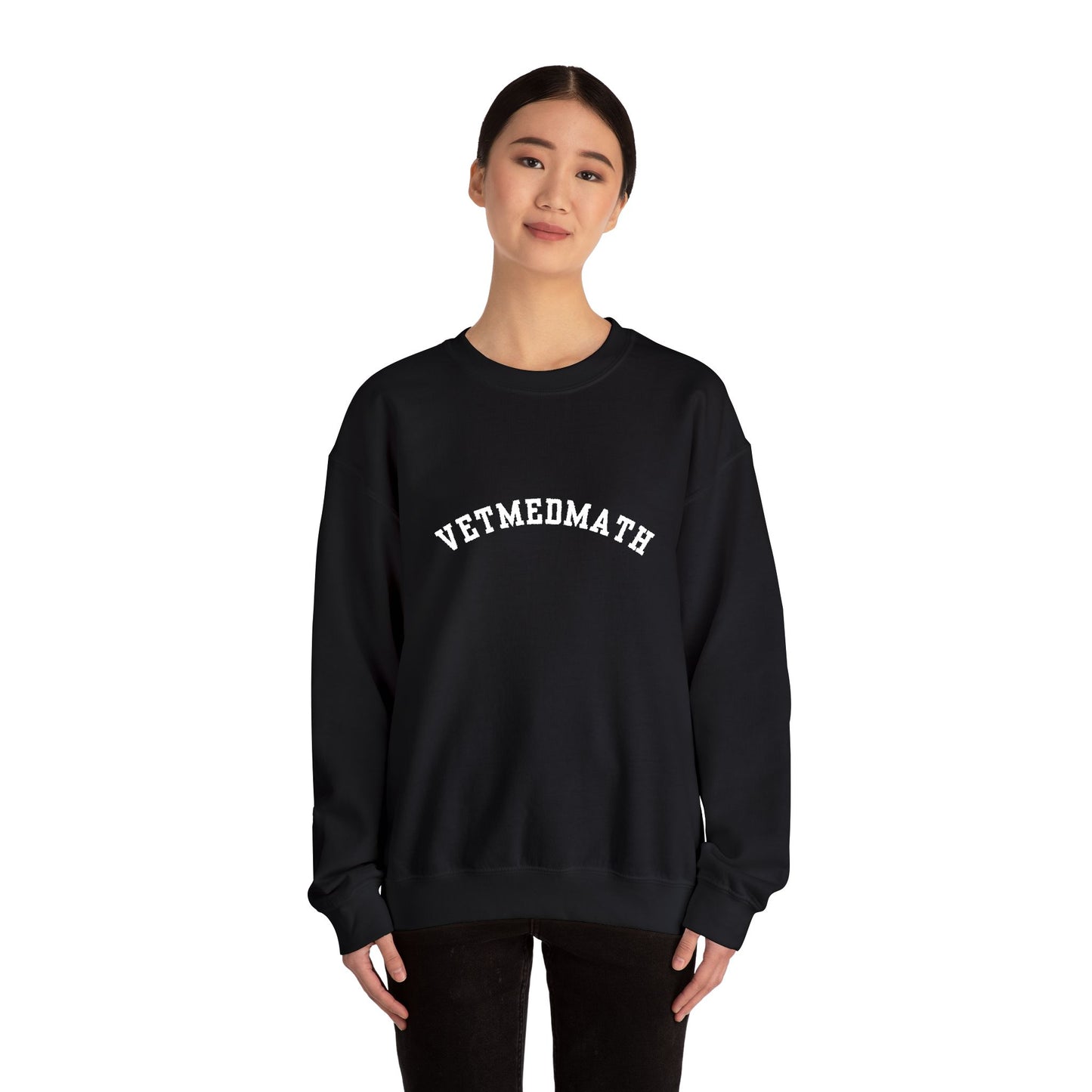 VetMedMath Collegiate Embroidered Unisex Heavy Blend™ Crewneck Sweatshirt