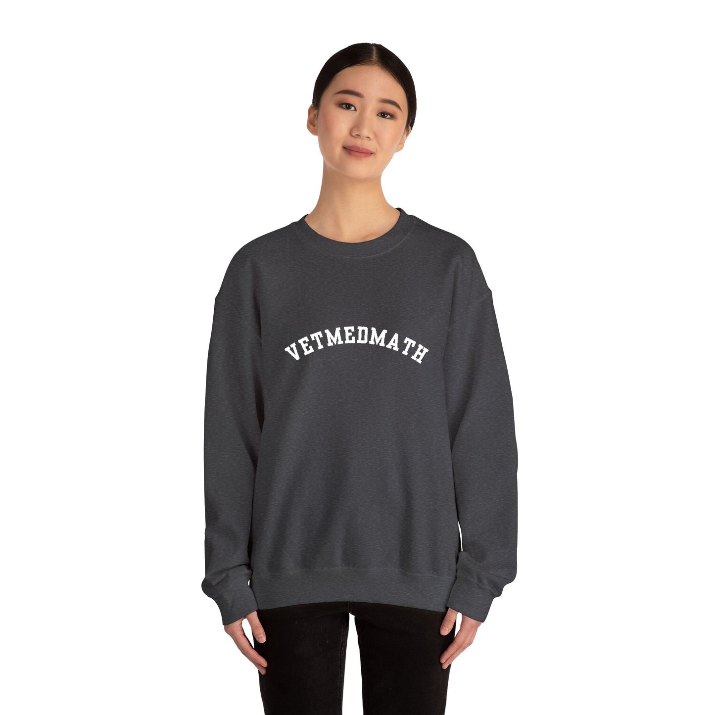 VetMedMath Collegiate Embroidered Unisex Heavy Blend™ Crewneck Sweatshirt