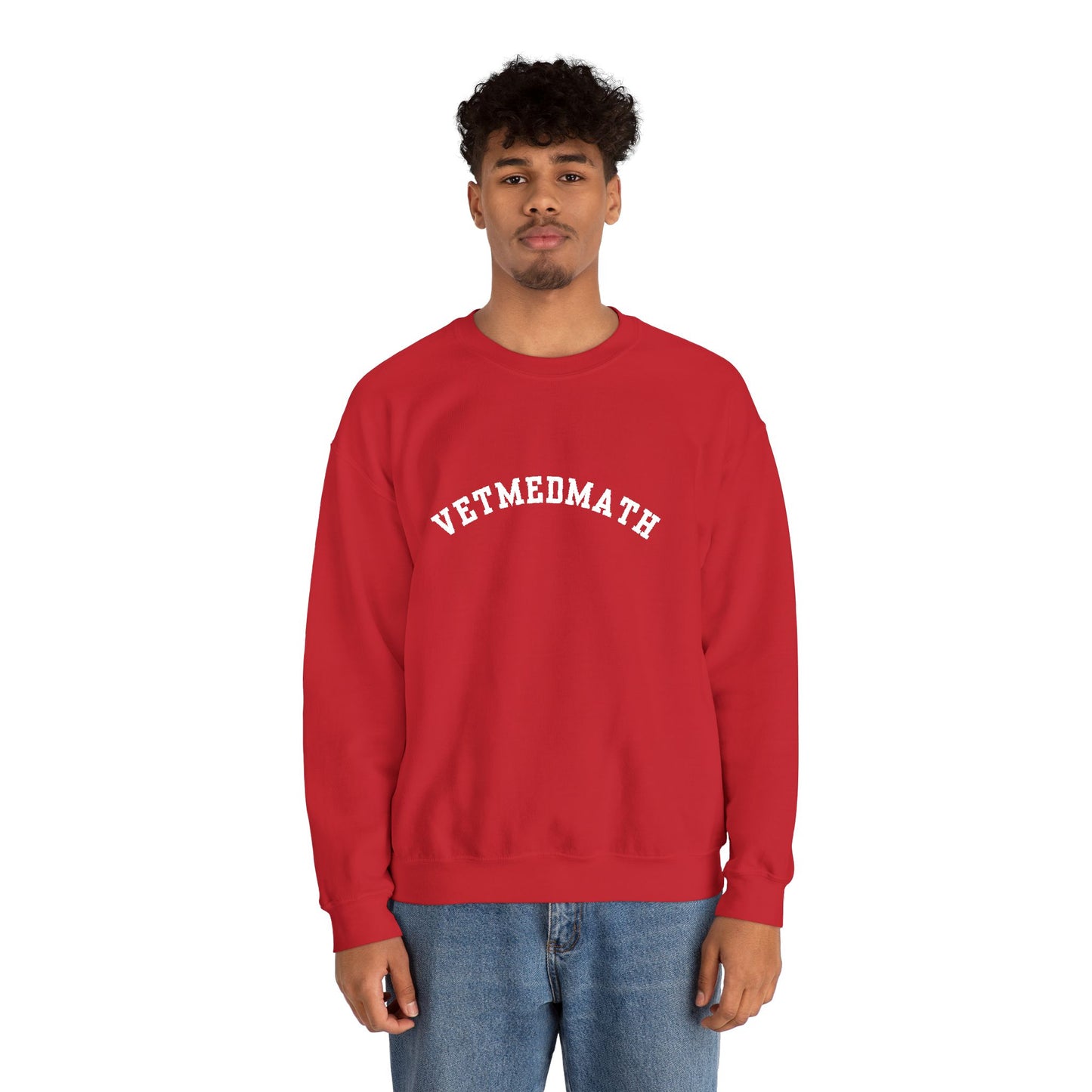 VetMedMath Collegiate Embroidered Unisex Heavy Blend™ Crewneck Sweatshirt