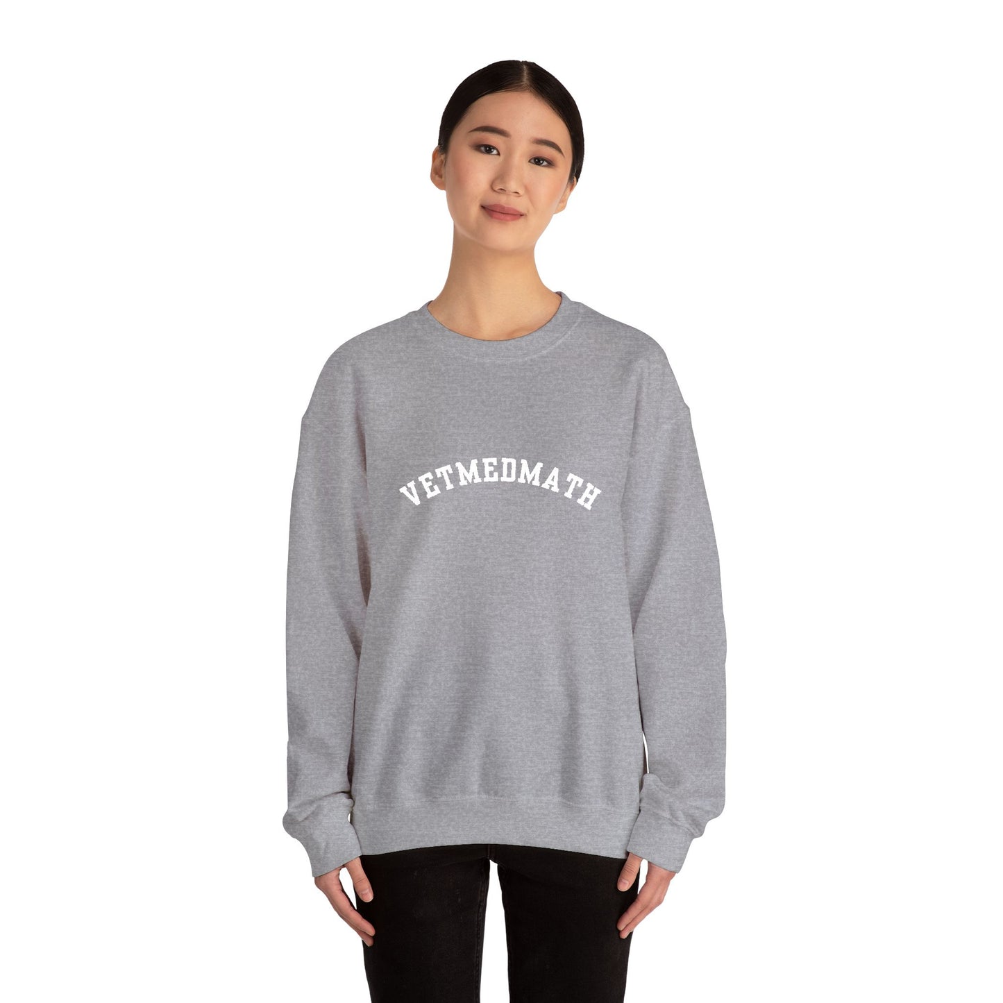 VetMedMath Collegiate Embroidered Unisex Heavy Blend™ Crewneck Sweatshirt