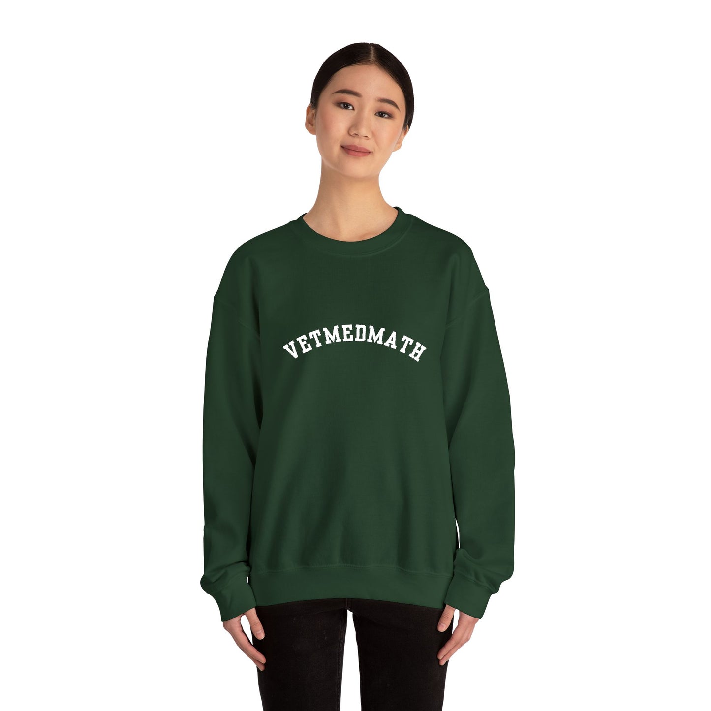 VetMedMath Collegiate Embroidered Unisex Heavy Blend™ Crewneck Sweatshirt