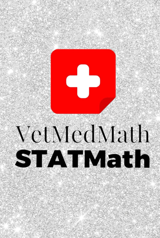 VetMedRounds Rounding Book: VetMedMath STATMath Medical Math Book - Blank Lined Pages: VetMedRounds Rounding Books