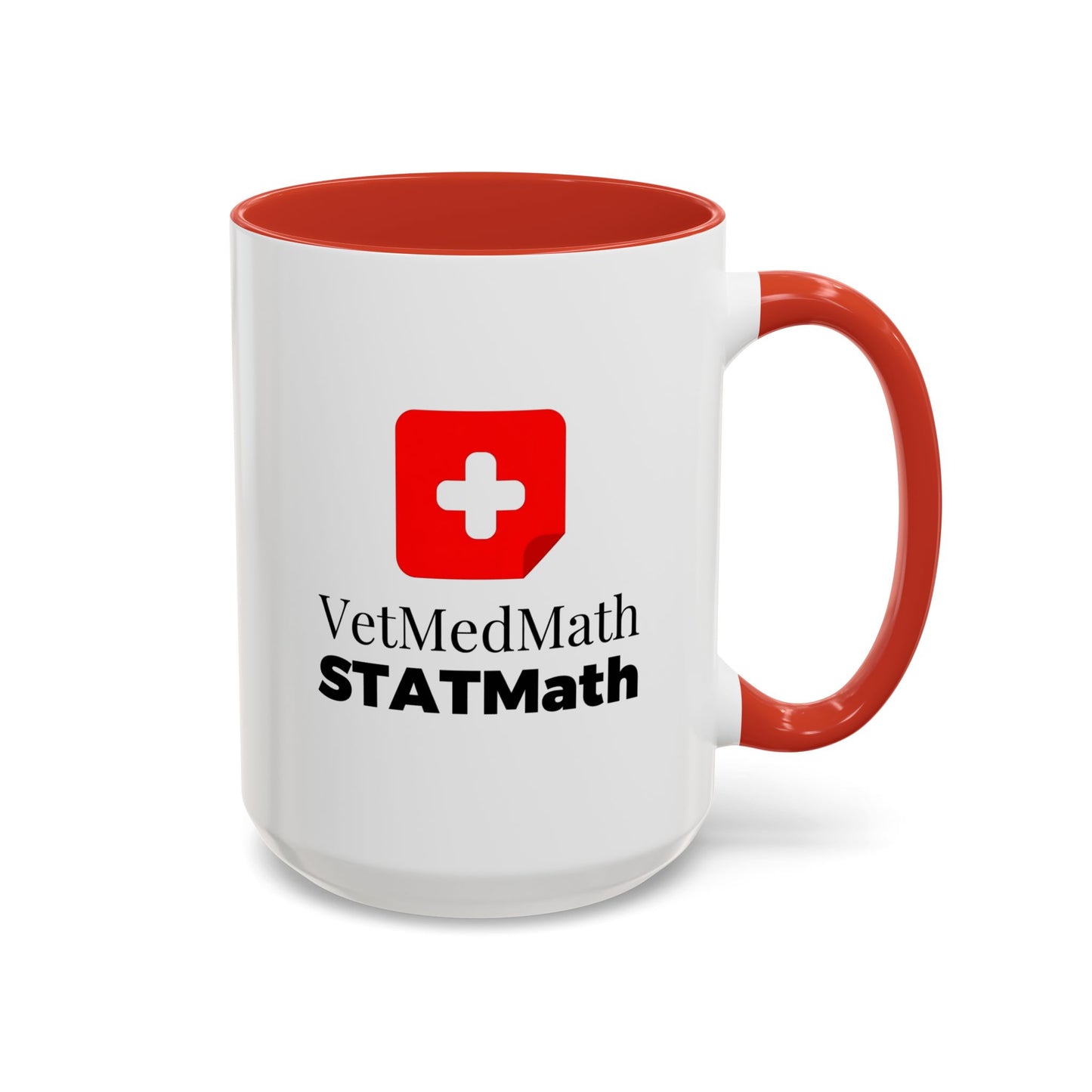 VetMedMath | STATMath Student Coffee Mug — Red Accent 11oz or 15oz