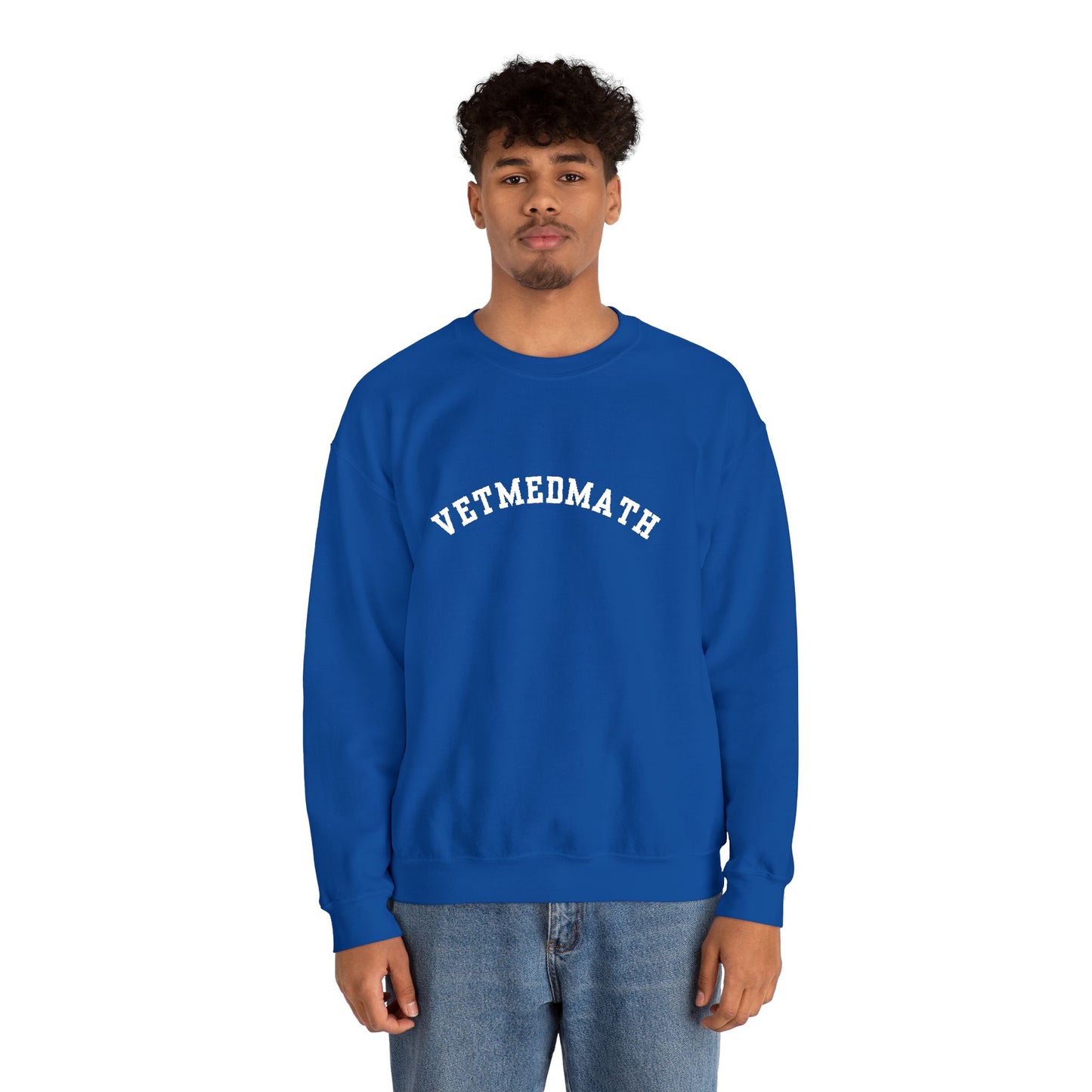 VetMedMath Collegiate Embroidered Unisex Heavy Blend™ Crewneck Sweatshirt
