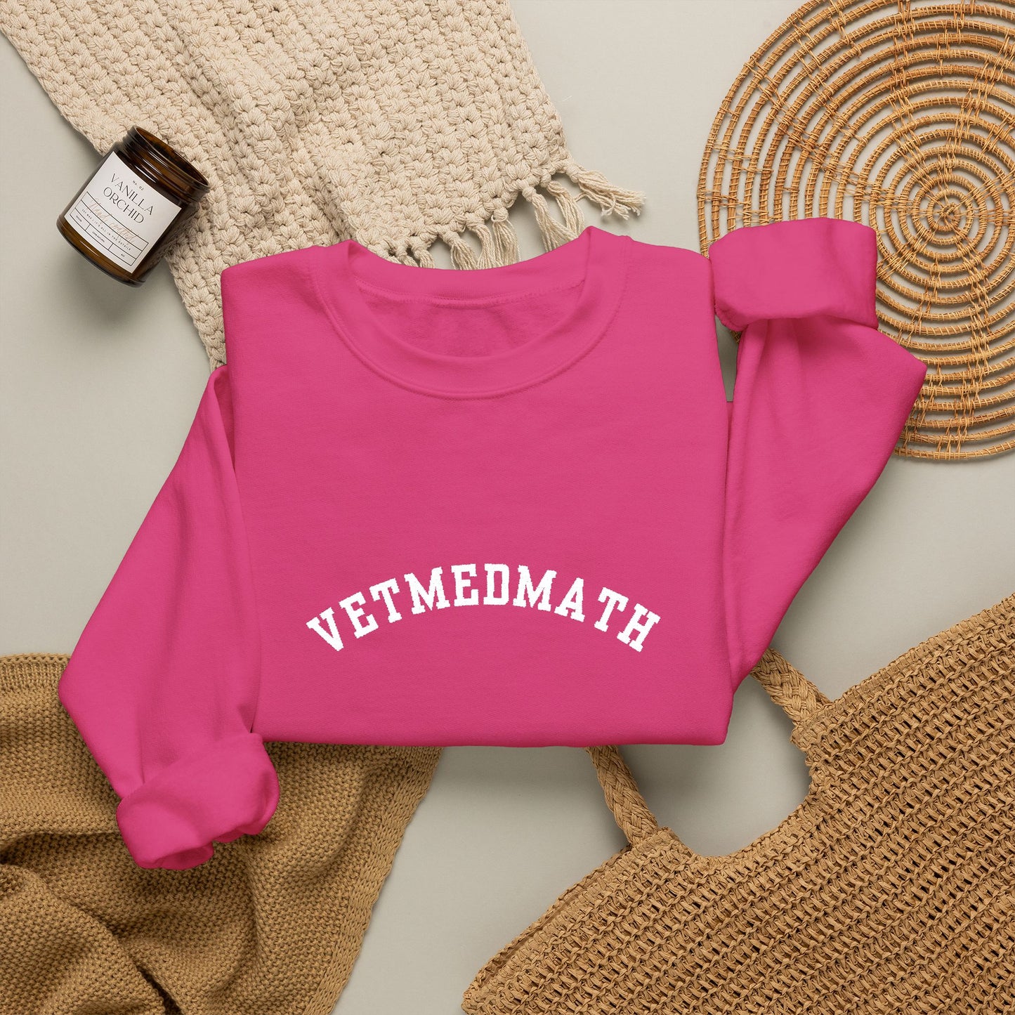 VetMedMath Collegiate Embroidered Unisex Heavy Blend™ Crewneck Sweatshirt
