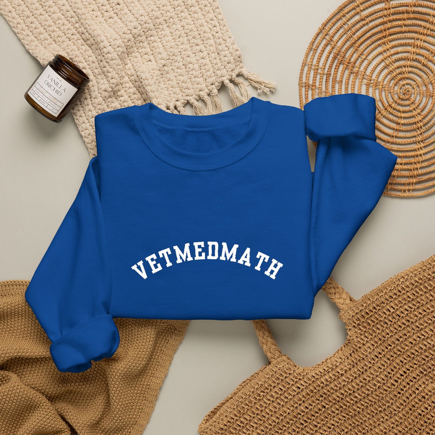 VetMedMath Collegiate Embroidered Unisex Heavy Blend™ Crewneck Sweatshirt