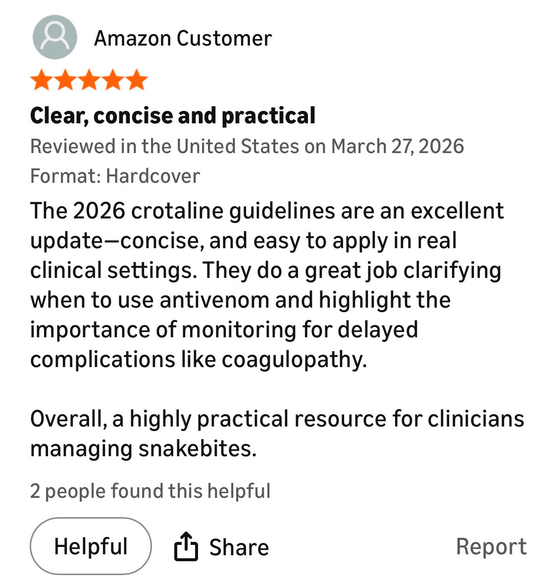 PAPERBACK - Lake's 2026 Crotaline Guidelines for Snakebite Envenomation and Treatment with VenomVet / VenomVetPlus / Rattler Antivenoms: Canine and Feline Emergency and Critical Care Veterinary Medicine