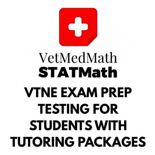 VTNE Exam Prep Testing for Students with Tutoring Packages