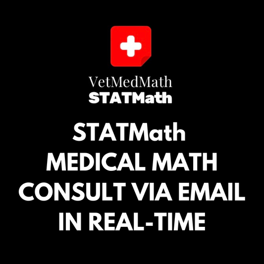 STATMath Medical Math Consultation with Kristin Lake B.Sc., C.V.T., C.L.E.
