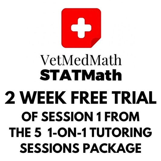 2 WEEK FREE TRIAL of Session 1 from the 5  1-on-1 Tutoring Sessions Package